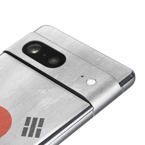 South Korean Flag Distressed Pixel Skins